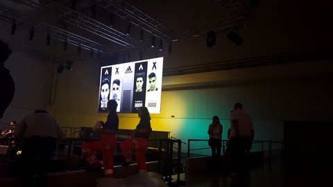 evento Adidas noleggio ledwall