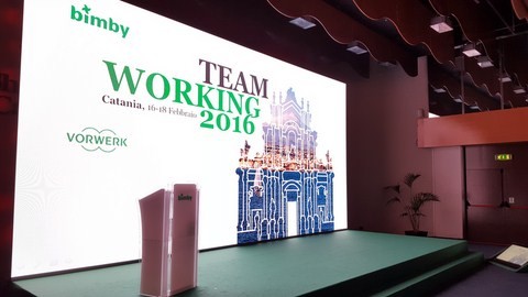 evento Bimby full service ledwall